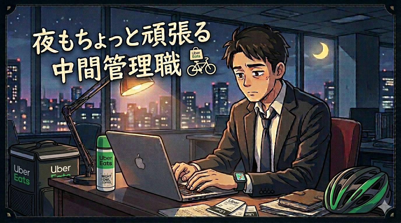 夜もちょっと頑張る中間管理職